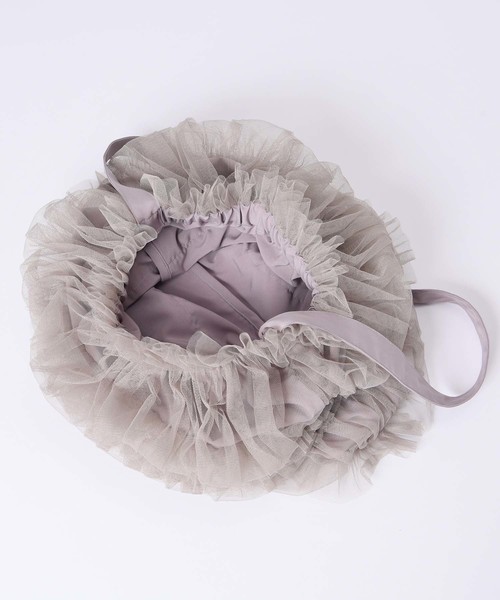 one after another NICE CLAUP（ワンアフターアナザーナイスクラップ）の「チュールボリュームBAG（ショルダーバッグ・レディース・アイボリー/グレー系その他/ピンク系その他・FREE）」の15枚目の写真