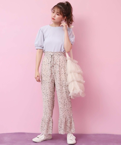 one after another NICE CLAUP（ワンアフターアナザーナイスクラップ）の「チュールボリュームBAG（ショルダーバッグ・レディース・アイボリー/グレー系その他/ピンク系その他・FREE）」の10枚目の写真