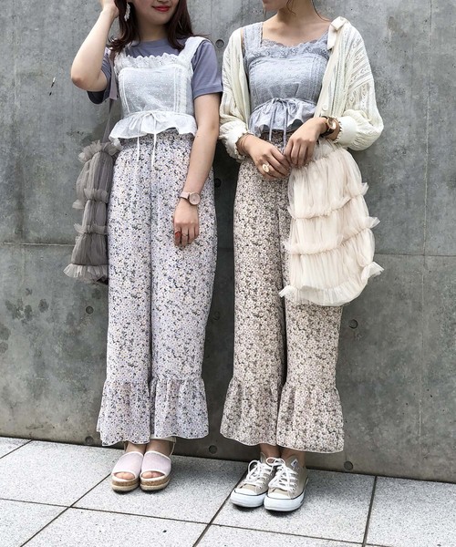 one after another NICE CLAUP（ワンアフターアナザーナイスクラップ）の「チュールボリュームBAG（ショルダーバッグ・レディース・アイボリー/グレー系その他/ピンク系その他・FREE）」の8枚目の写真