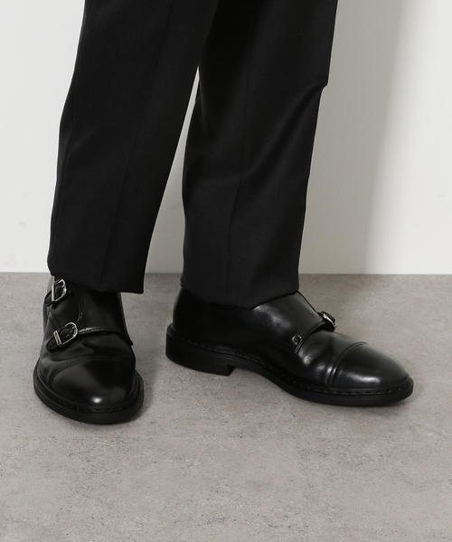 green label relaxing(グリーンレーベルリラクシング)の「ダブルモンク TEC/COM SOLE シューズ(ドレスシューズ・メンズ・ブラック・41/42/39/40/43)」の2枚目の写真