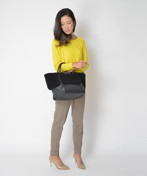 SOLPRESA（ソルプレーサ）の「３WAYボアトートバッグ（トートバッグ・レディース・ブラック/ベージュ/グレー・FREE）」の18枚目の写真