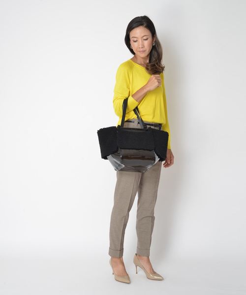 SOLPRESA（ソルプレーサ）の「３WAYボアトートバッグ（トートバッグ・レディース・ブラック/ベージュ/グレー・FREE）」の20枚目の写真