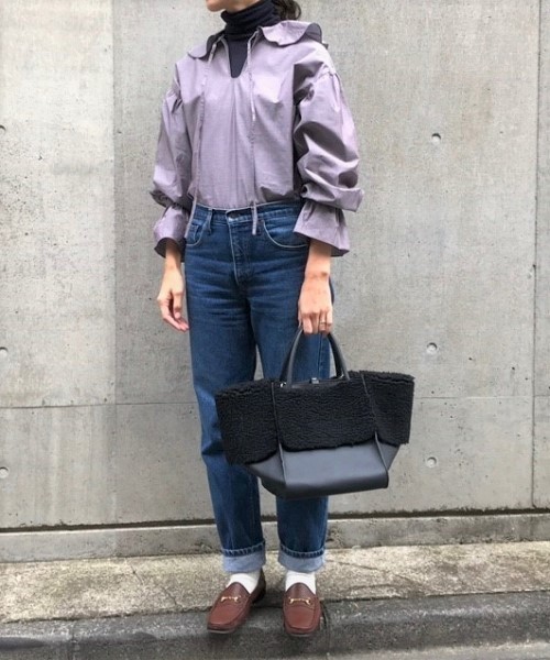 SOLPRESA（ソルプレーサ）の「３WAYボアトートバッグ（トートバッグ・レディース・ブラック/ベージュ/グレー・FREE）」の4枚目の写真