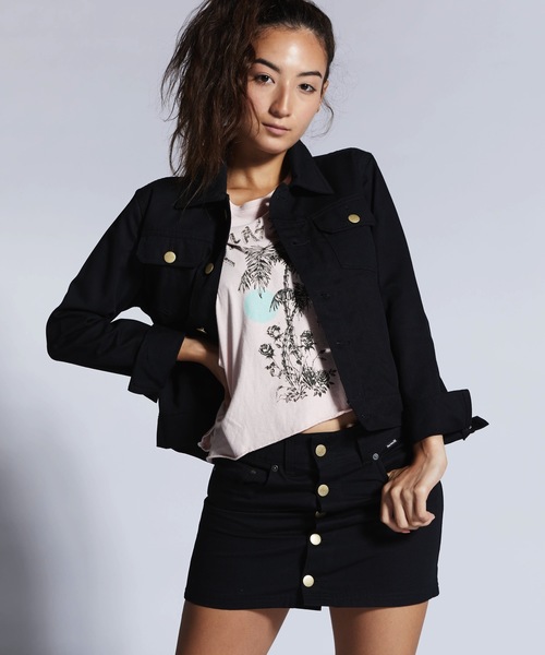 Hurley (ハーレー)の「W HRLY SCOUT JACKET/ハーレー ジャケット アウター(その他アウター・レディース・ブラック/ブルー・SMALL/X-SMALL)」の1枚目の写真