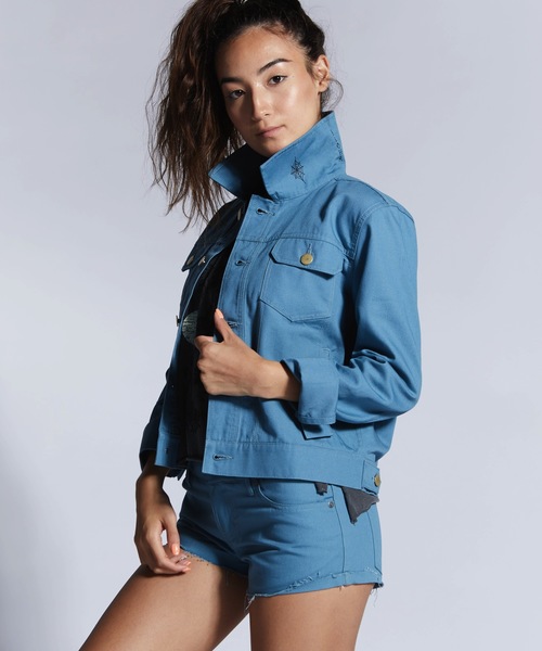 Hurley (ハーレー)の「W HRLY SCOUT JACKET/ハーレー ジャケット アウター(その他アウター・レディース・ブラック/ブルー・SMALL/X-SMALL)」の7枚目の写真