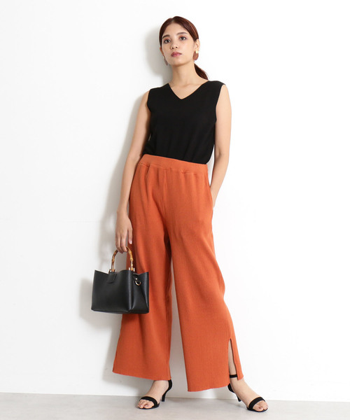 FREE'S MART（フリーズマート）の「バンブーハンドルショルダー（ハンドバッグ・レディース・ブラック/グレー/パープル・ﾌﾘ-）」の7枚目の写真