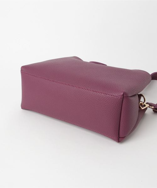 FREE'S MART（フリーズマート）の「バンブーハンドルショルダー（ハンドバッグ・レディース・ブラック/グレー/パープル・ﾌﾘ-）」の15枚目の写真