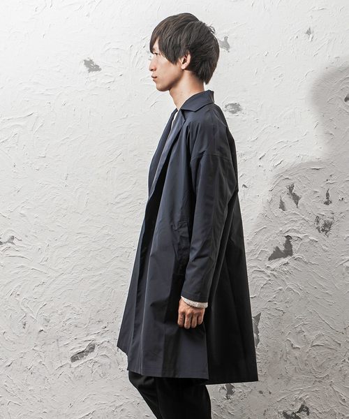 MinoriTY（マイノリティ）の「ドロップショルダーオーバーサイズコート（ダウンジャケット/コート・メンズ・ブラック/ベージュ/ネイビー・M/L）」の14枚目の写真