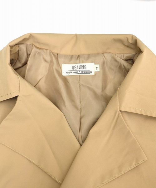 MinoriTY（マイノリティ）の「ドロップショルダーオーバーサイズコート（ダウンジャケット/コート・メンズ・ブラック/ベージュ/ネイビー・M/L）」の8枚目の写真