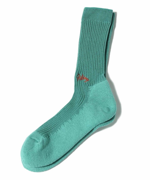 WISM(ウィズム)の「Whimsy / ウィムジー SOCKS(ソックス/靴下・メンズ・ホワイト/ブラック/ベージュ/カーキ/グリーン/ボルドー・FREE)」の5枚目の写真
