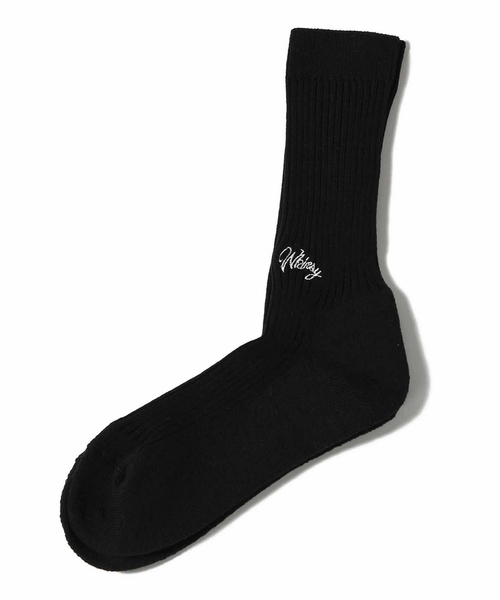 WISM(ウィズム)の「Whimsy / ウィムジー SOCKS(ソックス/靴下・メンズ・ホワイト/ブラック/ベージュ/カーキ/グリーン/ボルドー・FREE)」の1枚目の写真