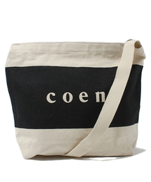 coen | coenロゴキャンバスポストマンショルダーバッグ(ショルダーバッグ)