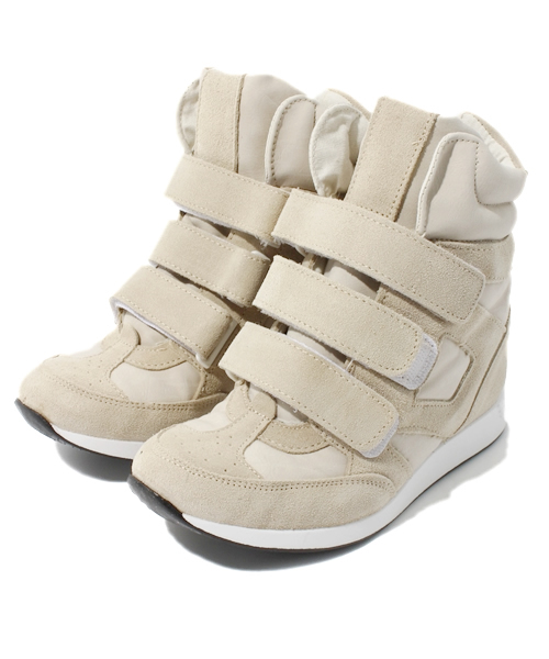 Kastane（カスタネ）の「ウェッジスニーカー（スニーカー・レディース・ベージュ/ブラック・37/36/38）」の2枚目の写真