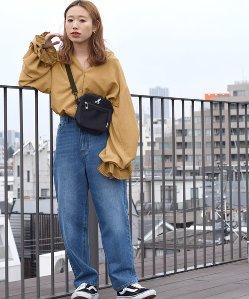 w closet(ダブルクローゼット)の「袖プリーツシャツブラウス(シャツ/ブラウス・レディース・ベージュ/マスタード/モカ/ラベンダー・FREE)」の19枚目の写真