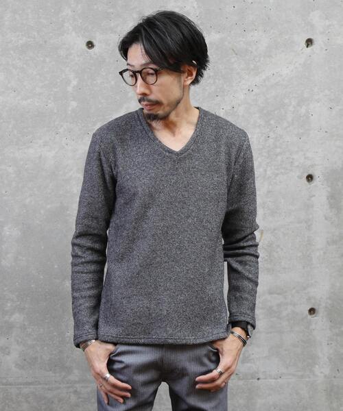 Men S Melrose メンズメルローズ の メランジパイル裏起毛tシャツ Tシャツ カットソー Wear