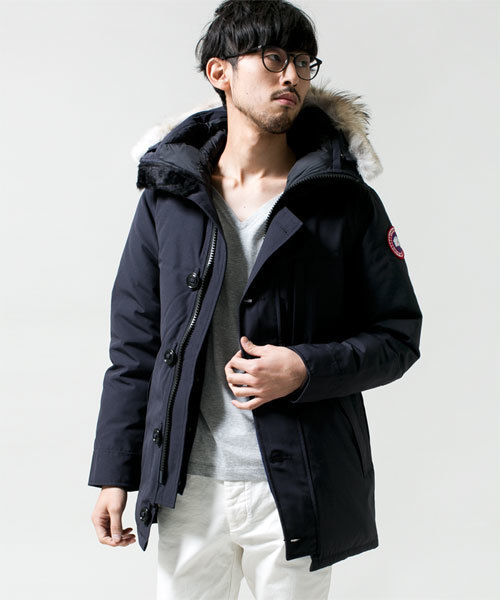 NANO universe(ナノユニバース)の「CANADA GOOSE(カナダ グース)/ JASPER(ダウンジャケット/コート・メンズ・カーキ/ネイビー/レッド/ブラック/ベージュ・SMALL/MEDIUM/LARGE)」の5枚目の写真