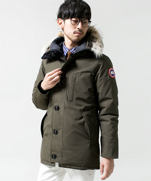 NANO universe(ナノユニバース)の「CANADA GOOSE(カナダ グース)/ JASPER(ダウンジャケット/コート・メンズ・カーキ/ネイビー/レッド/ブラック/ベージュ・SMALL/MEDIUM/LARGE)」の7枚目の写真