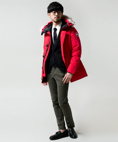 NANO universe(ナノユニバース)の「CANADA GOOSE(カナダ グース)/ JASPER(ダウンジャケット/コート・メンズ・カーキ/ネイビー/レッド/ブラック/ベージュ・SMALL/MEDIUM/LARGE)」の10枚目の写真