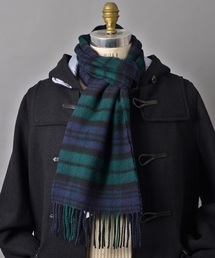 SHIPS JET BLUE | SGS: スコットランド製　ラム/チェック　マフラー(マフラー)