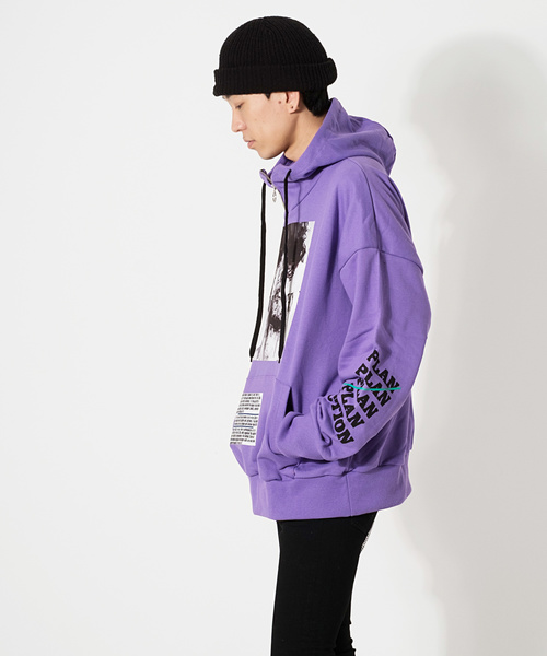 パープル・ジェム A'gem 9（エージェムナイン）の「ハーフジッププリントプルオーバー