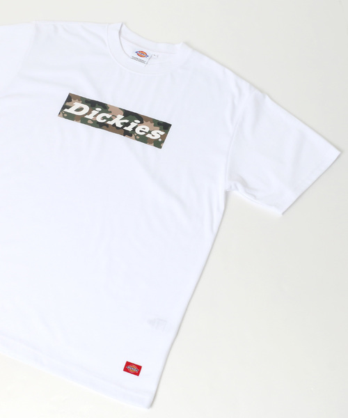 Dickies(ディッキーズ)の「Dickies/ディッキーズ ストリートボックスロゴTシャツ(Tシャツ/カットソー・メンズ・ホワイト/ブラック/ホワイト系その他/ブラック系その他・M/L/XL)」の1枚目の写真