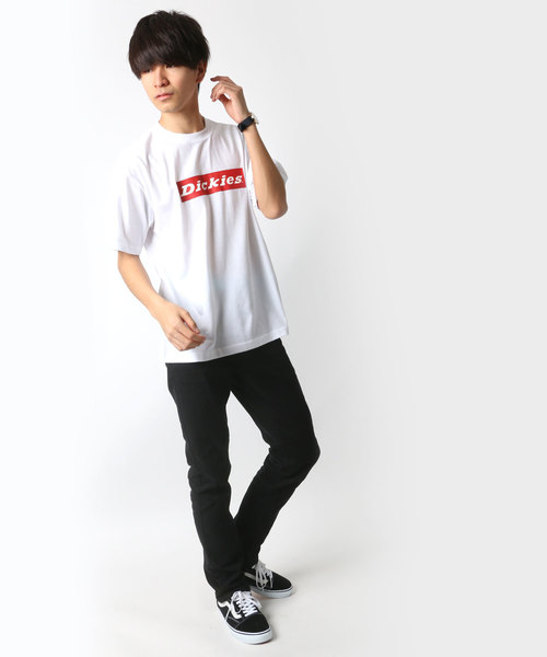 Dickies(ディッキーズ)の「Dickies/ディッキーズ ストリートボックスロゴTシャツ(Tシャツ/カットソー・メンズ・ホワイト/ブラック/ホワイト系その他/ブラック系その他・M/L/XL)」の9枚目の写真