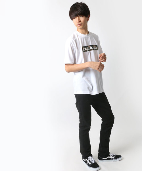 Dickies(ディッキーズ)の「Dickies/ディッキーズ ストリートボックスロゴTシャツ(Tシャツ/カットソー・メンズ・ホワイト/ブラック/ホワイト系その他/ブラック系その他・M/L/XL)」の10枚目の写真