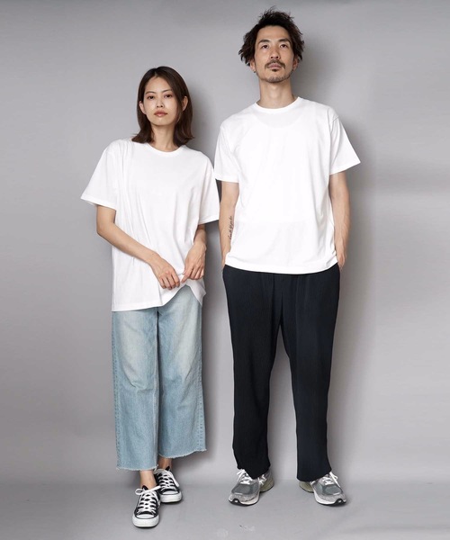 HANES(ヘインズ)の「【HANES/ヘインズ】【究極の肌触り】JAPAN FIT 2枚組 クルーネックT 丸胴・タグレス コットン100% 日本人向けサイズ(Tシャツ/カットソー・メンズ・ホワイト・SMALL/MEDIUM/LARGE/X-LARGE)」の12枚目の写真