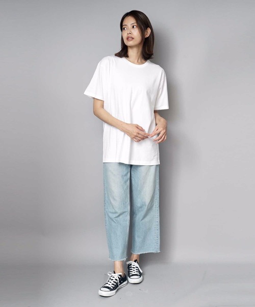 HANES(ヘインズ)の「【HANES/ヘインズ】【究極の肌触り】JAPAN FIT 2枚組 クルーネックT 丸胴・タグレス コットン100% 日本人向けサイズ(Tシャツ/カットソー・メンズ・ホワイト・SMALL/MEDIUM/LARGE/X-LARGE)」の6枚目の写真
