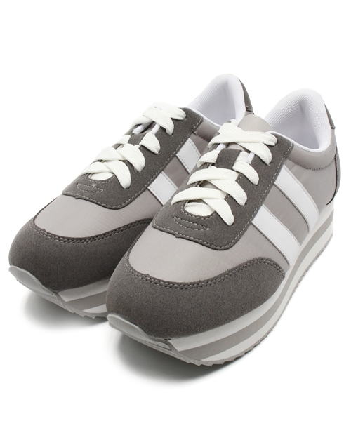 WEGO（ウィゴー）の「WEGO/ラインスニーカー（スニーカー・レディース・ブラック/グレー/グリーン・23.5/24.5）」の12枚目の写真