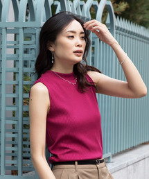 A/C DESIGN BY ALPHA CUBIC | 【WEB&一部店舗限定】モックネックノースリーブプルオーバー(Tシャツ/カットソー)