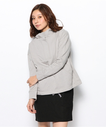 フード付スウェットコンビワンピース