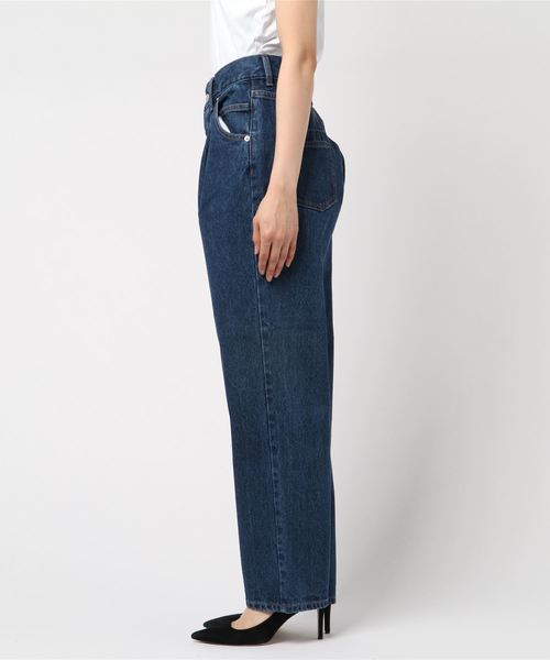 flower（フラワー）の「ルーズデニムパンツ（デニムパンツ・レディース・ネイビー・S/M）」の2枚目の写真