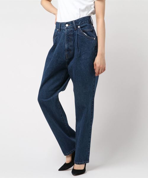 flower（フラワー）の「ルーズデニムパンツ（デニムパンツ・レディース・ネイビー・S/M）」の4枚目の写真