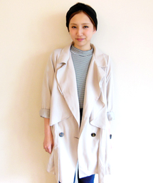 WHO'S WHO gallery | フリルトレンチNEW(トレンチコート)