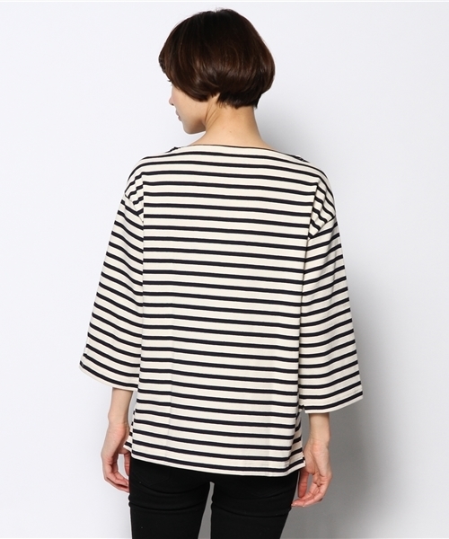 ORCIVAL（オーシバル）の「［オーシバル］ORCIVAL CL BOR PK POカットソー ◆（Tシャツ/カットソー・レディース・オフホワイト/オレンジ/イエロー・フリー）」の11枚目の写真