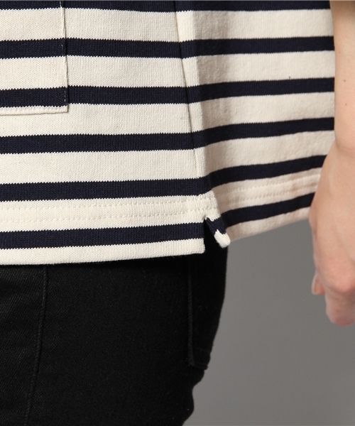 ORCIVAL（オーシバル）の「［オーシバル］ORCIVAL CL BOR PK POカットソー ◆（Tシャツ/カットソー・レディース・オフホワイト/オレンジ/イエロー・フリー）」の7枚目の写真