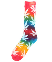 BEAMS | HUF / TIE-DYE PLANTLIFE CREW SOCK(ソックス/靴下)