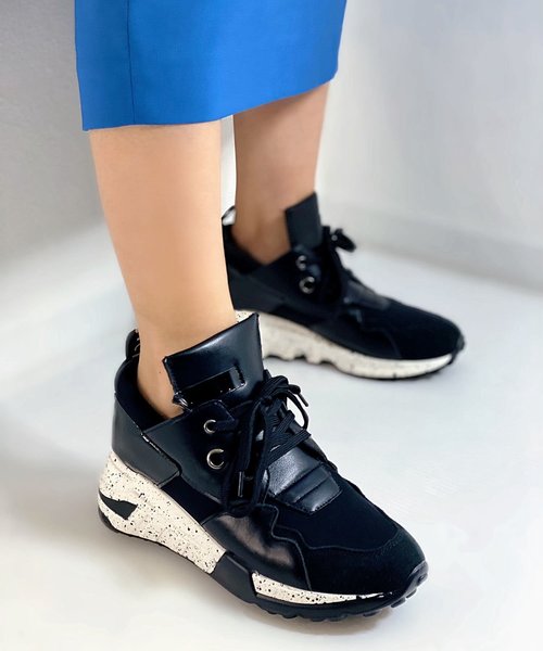 Sugar Sugar シュガーシュガー の Sugar Sugar シュガーシュガー ペイントソールスニーカー スニーカー Wear