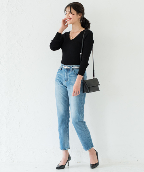YANUK（ヤヌーク）の「【YANUK】ストレートデニムパンツ ANNETTE