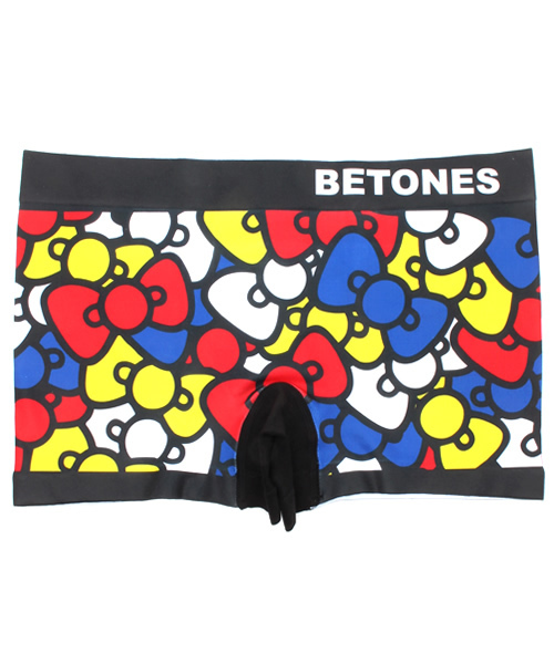 MIDWEST(ミッドウエスト)の「BETONES ハローキティ40th記念限定コラボ ボクサーパンツ(トランクス・メンズ・ブラック/ローズ・FREE)」の6枚目の写真