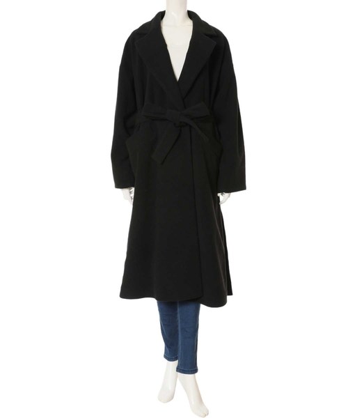 fifth（フィフス）の「オーバーサイズガウンコート（トレンチコート・レディース・ブラック/ブラウン/グレー/モカ・SMALL/MEDIUM）」の16枚目の写真