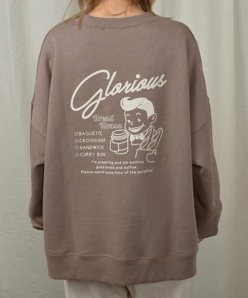 PairPair（ペアペア）の「裏起毛アソートプリントスウェット（スウェット・レディース・カーキ/アイボリー/ライトブラウン/モカ/ブラウン系その他/ピンク系その他/ライトベージュ・FREE）」の3枚目の写真