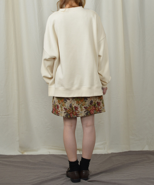 PairPair（ペアペア）の「裏起毛アソートプリントスウェット（スウェット・レディース・カーキ/アイボリー/ライトブラウン/モカ/ブラウン系その他/ピンク系その他/ライトベージュ・FREE）」の10枚目の写真