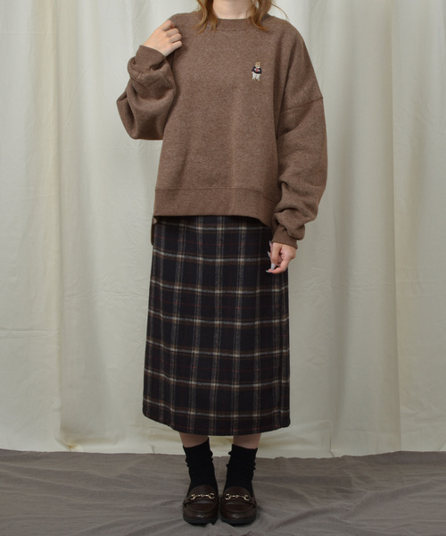 PairPair（ペアペア）の「裏起毛アソートプリントスウェット（スウェット・レディース・カーキ/アイボリー/ライトブラウン/モカ/ブラウン系その他/ピンク系その他/ライトベージュ・FREE）」の22枚目の写真