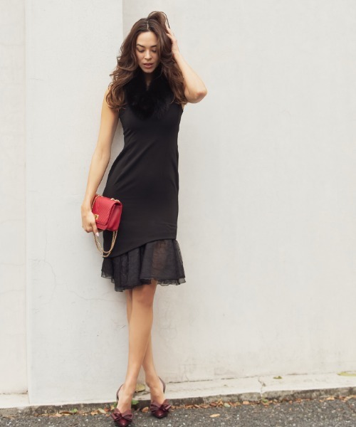 Vﾈｯｸﾚｰｽﾍﾑﾄﾞﾚｽ ドレス Ambient アンビエント のファッション通販 Zozotown