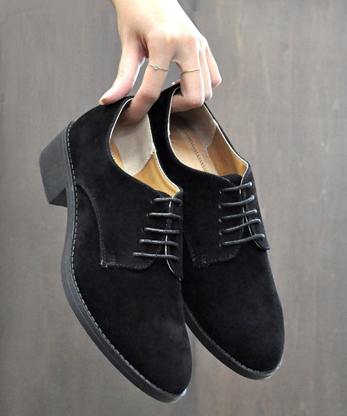 LibertyDoll（リバティードール）の「Liberty Doll / 美脚マニッシュレースアップシューズ(5433) オックスフォードシューズ（ドレスシューズ・レディース・ワイン/ブラック/ブラウン/ブラック系その他/ネイビー/ベージュ/シルバー/ブラウン系その他/ピンク/ブラック系その他2/ベージュ系その他/グレー/ダークブラウン/アイボリー/ベージュ系その他2・35/40/38/39/36/37）」の5枚目の写真