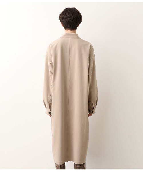 JUNRED（ジュンレッド）の「ドレープステンカラーコート（ステンカラーコート・メンズ・ブラック/ベージュ・FREE/M/L）」の4枚目の写真