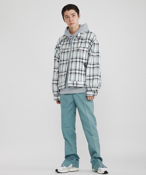 【ネーム/Name.】サイドスリット スラックス パンツ ワイドパンツ スラックス サイドスリットワイドパンツ メンズ : ZOZOTOWN