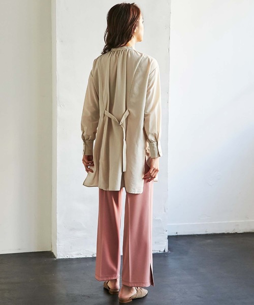 GeeRA(ジーラ)の「センタープレスストレートパンツ(その他パンツ・レディース・ベージュ/ピンク/グリーン・MEDIUM/LARGE/X-LARGE)」の13枚目の写真